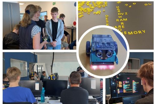 Collage von Bildern mit Eindrücken vom Sommer Bootcamp